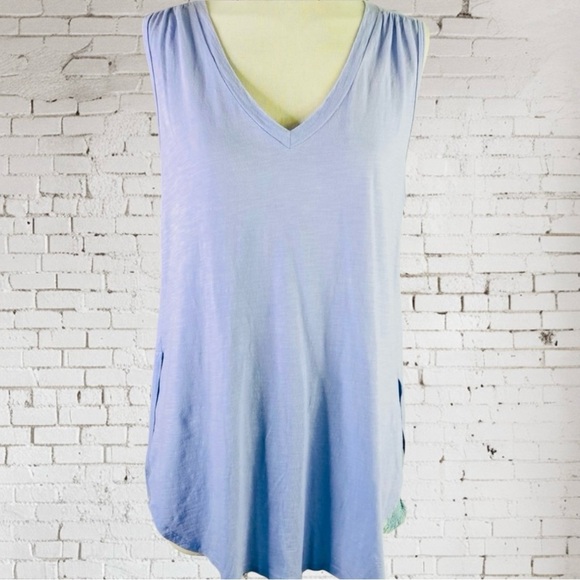 T.La Tops - Anthropologie T.La Purple Tank Top Small